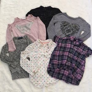 Bundle of 6 Girls Tops